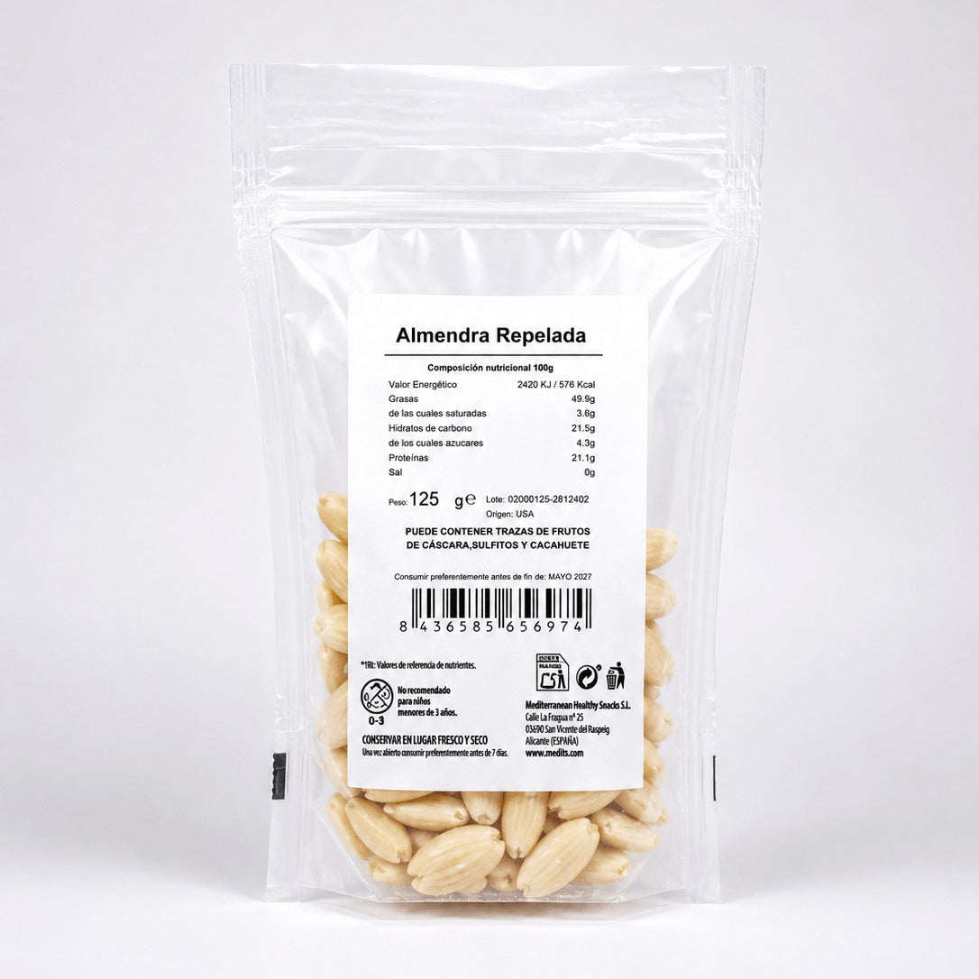 Almendras 125 gr.