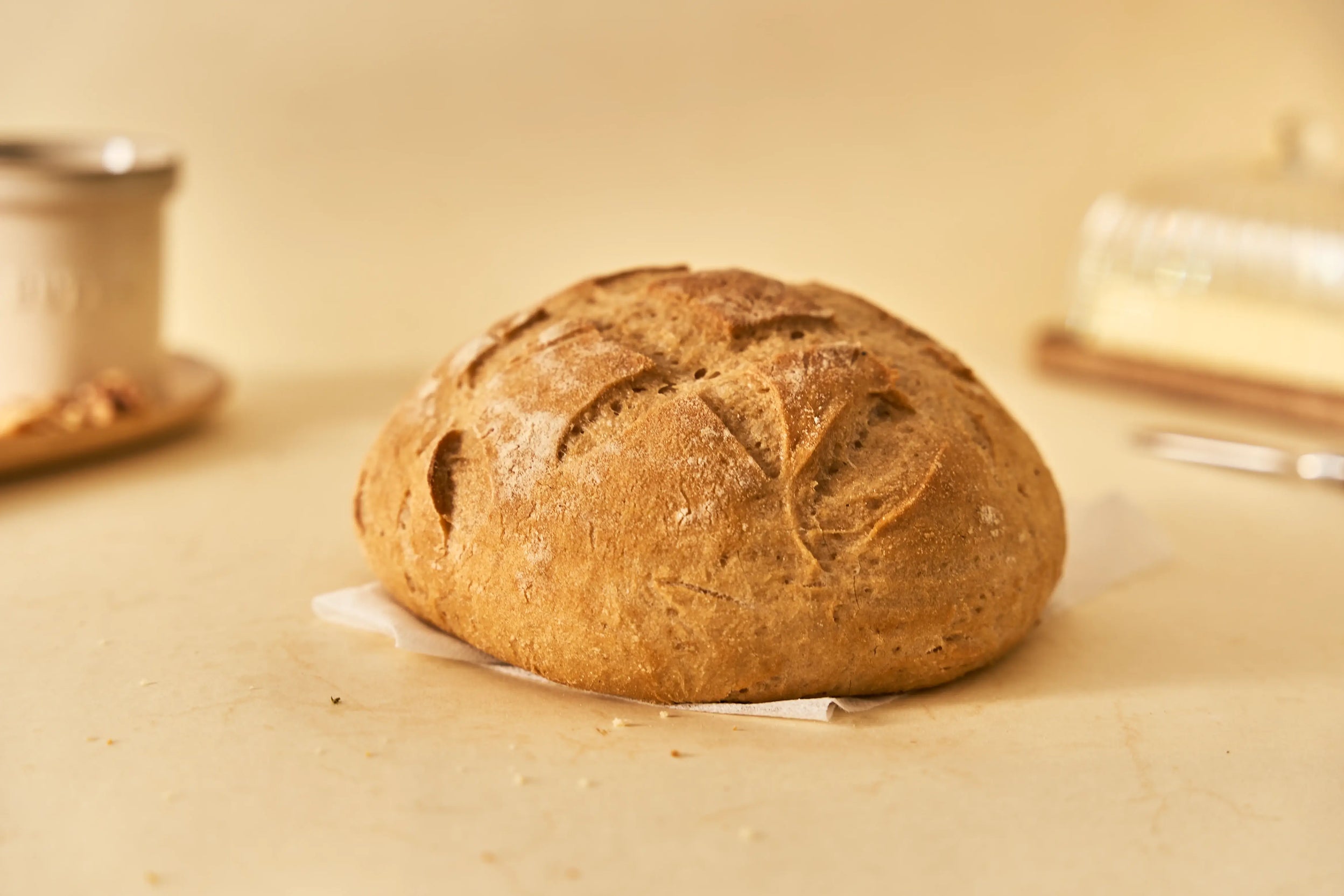 Pan de mijo sin gluten ni lactosa