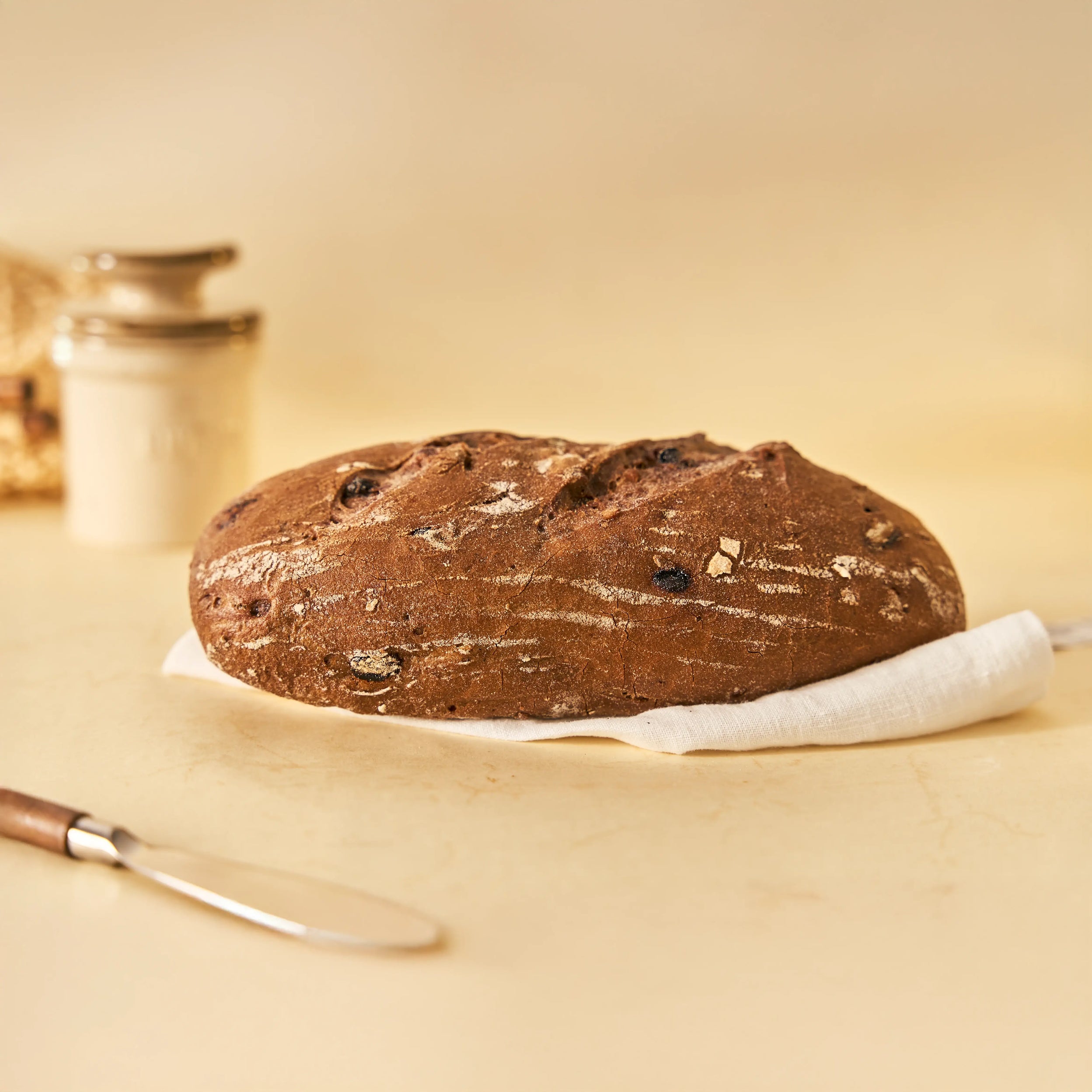 Pan de pasas y nueces libre de gluten de Leon the Baker