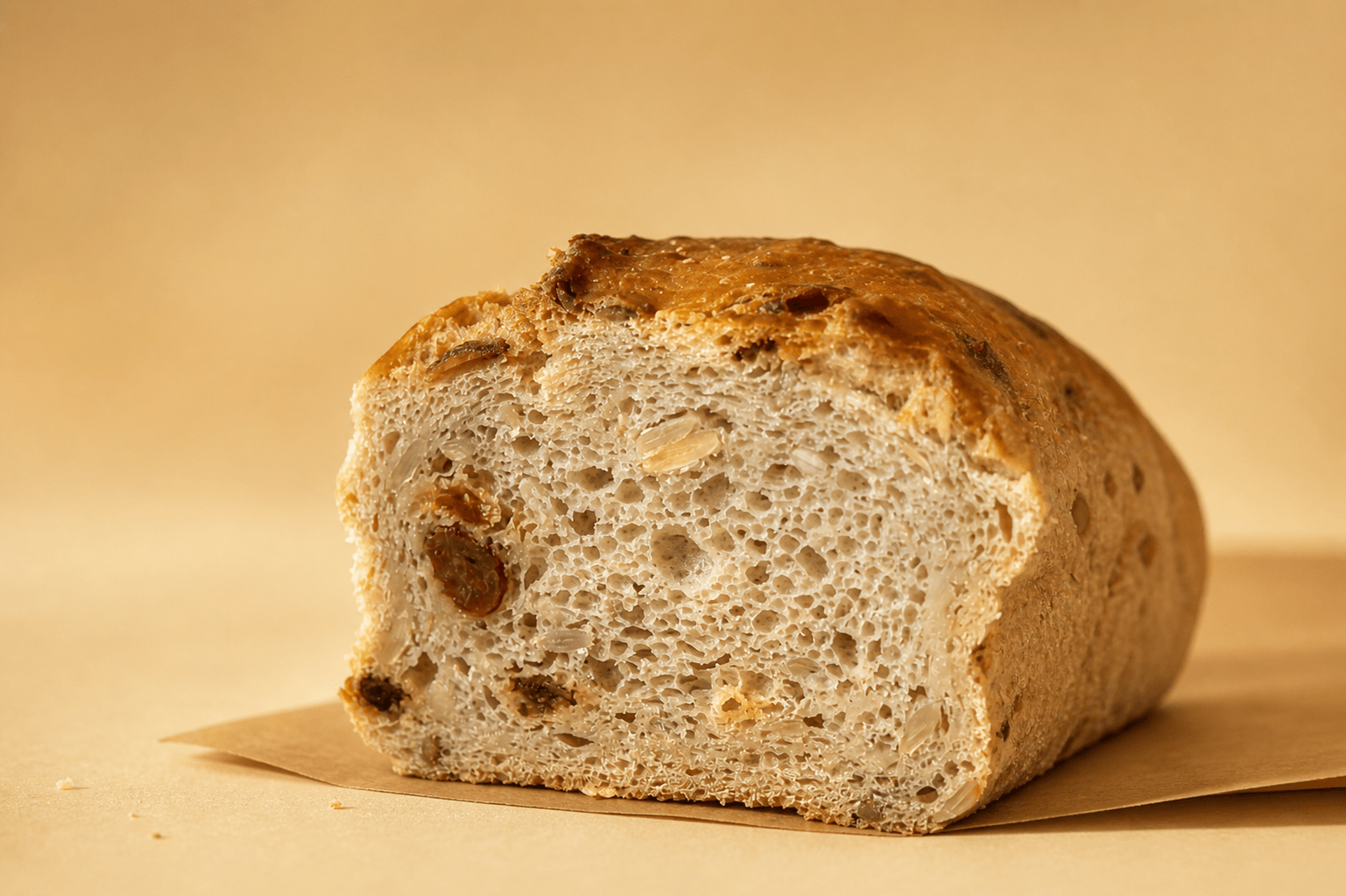 pan de pipas sin gluten con pasas
