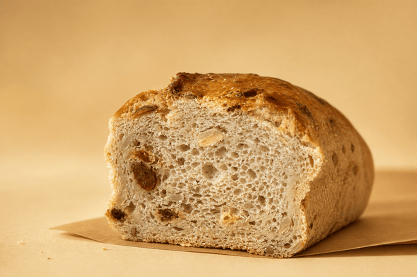 pan de pipas sin gluten con pasas