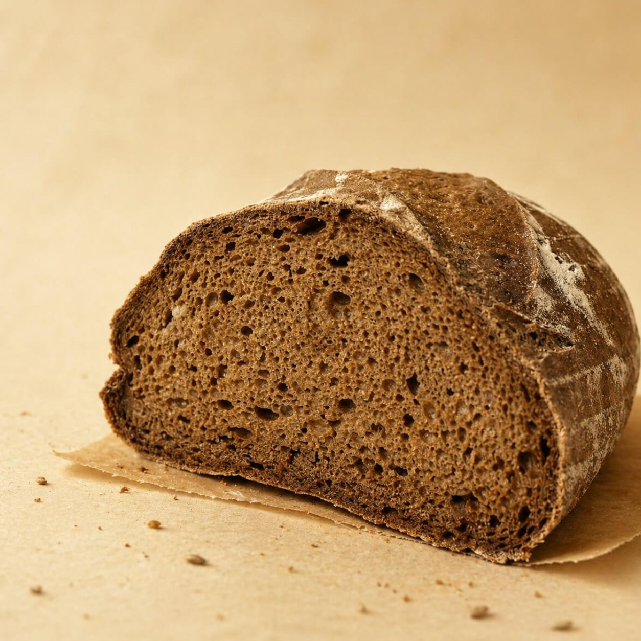 Hogaza de pan alemán sin gluten de Leon the Baker