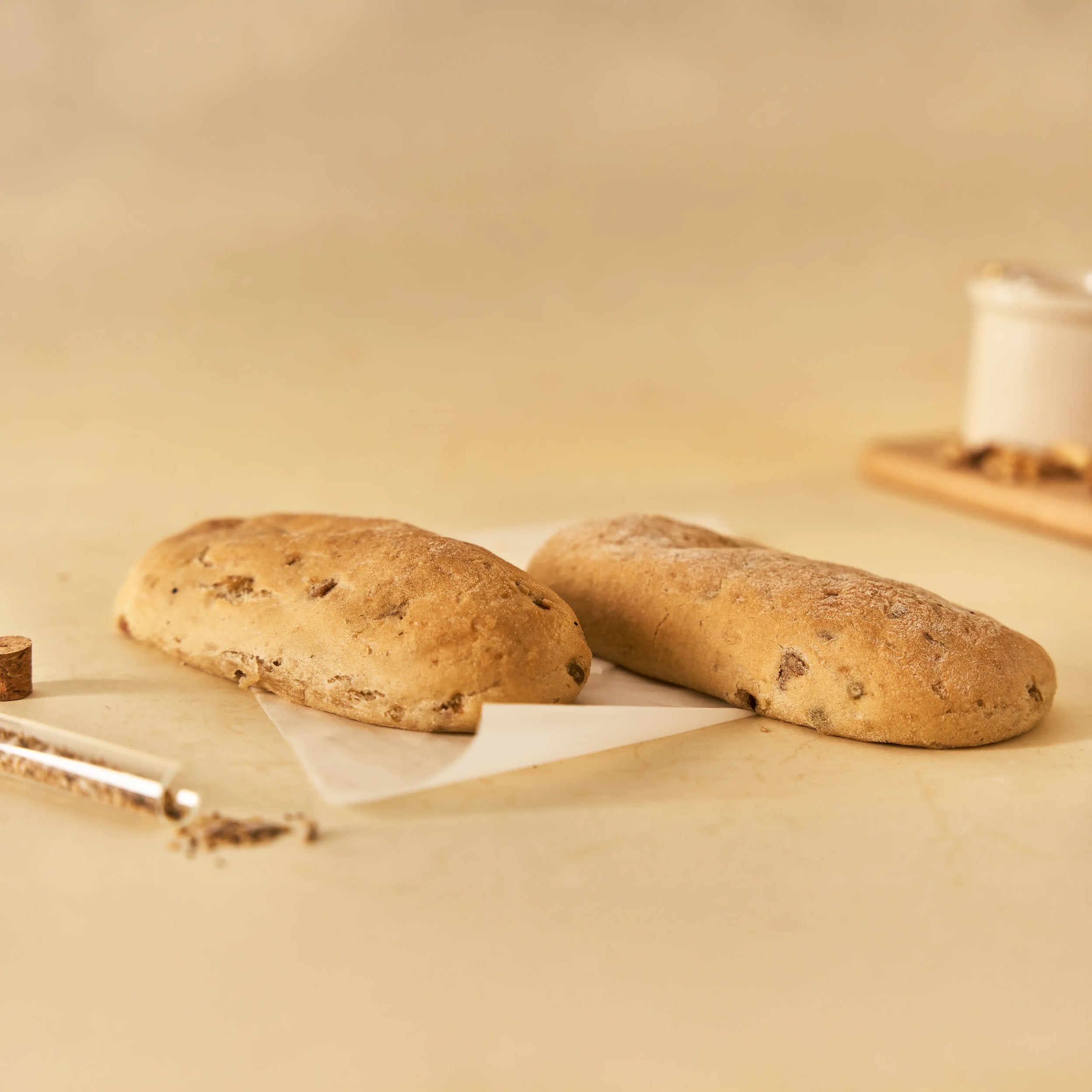 ciabattas sin gluten con aceitunas Leon the Baker