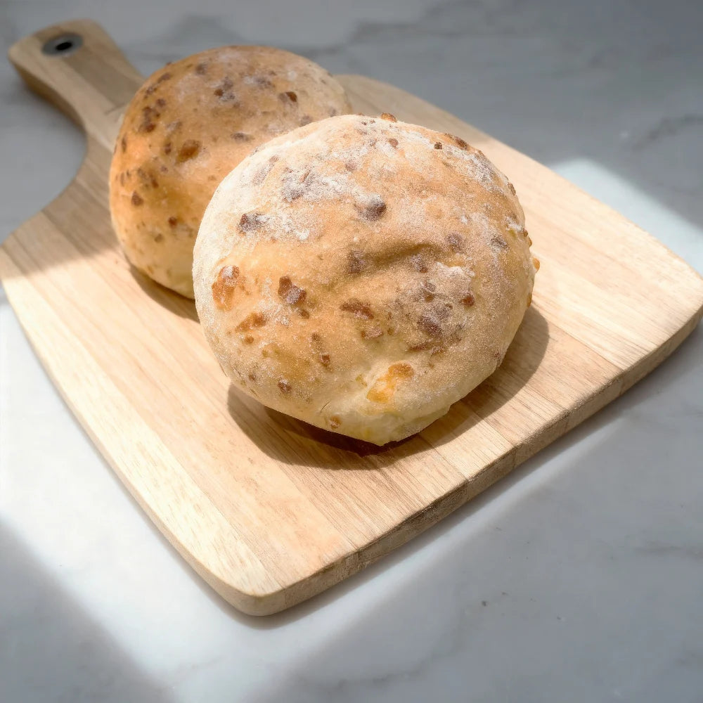 pan brioche con queso y sin gluten