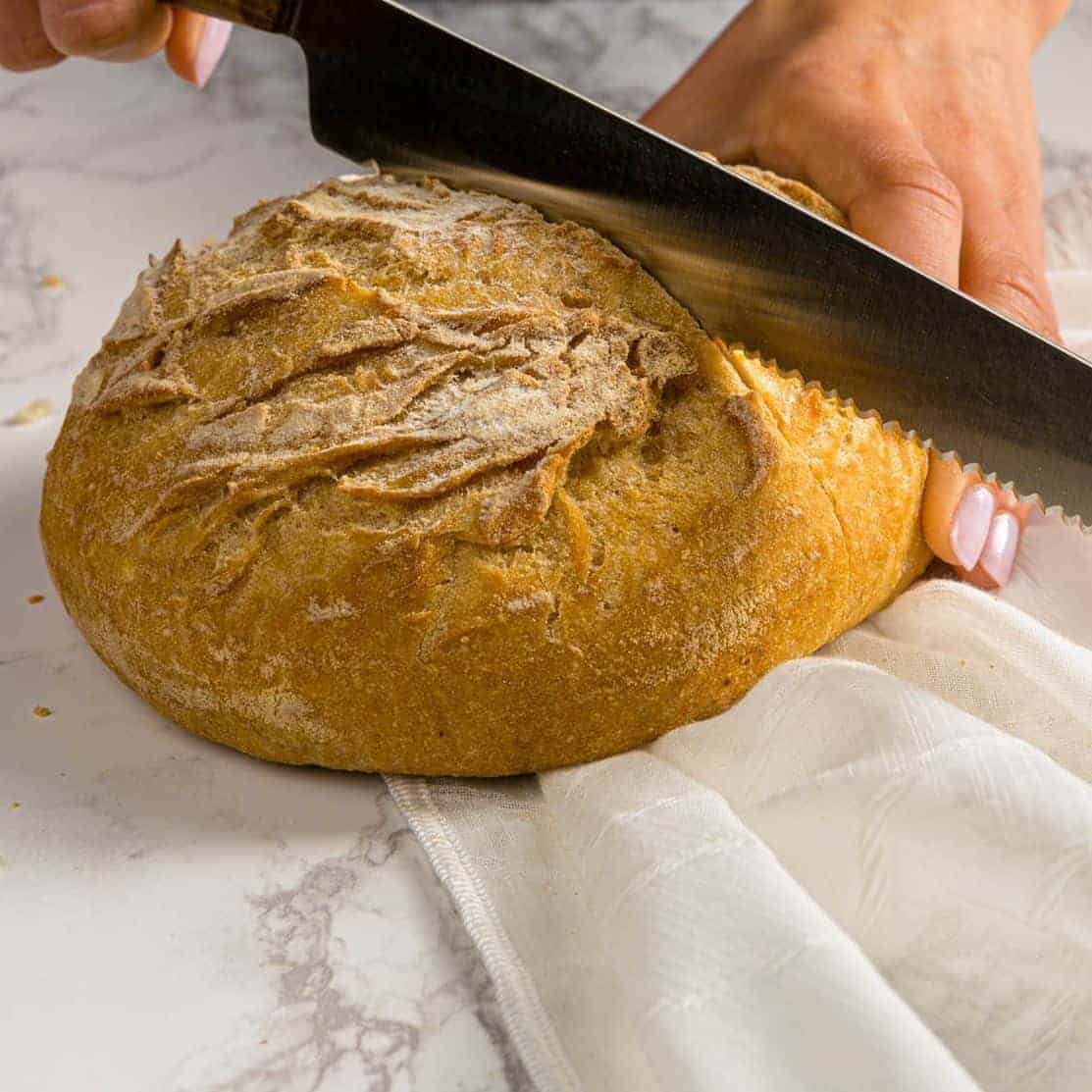 Hogaza de pan de mijo integral sin gluten